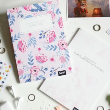 Bullet Journal / Točkovni dnevnik dreams & blossoms  (2 kosa)