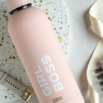 SEIK Flaška za vodo/Termovka Girl boss - roza 500 ml