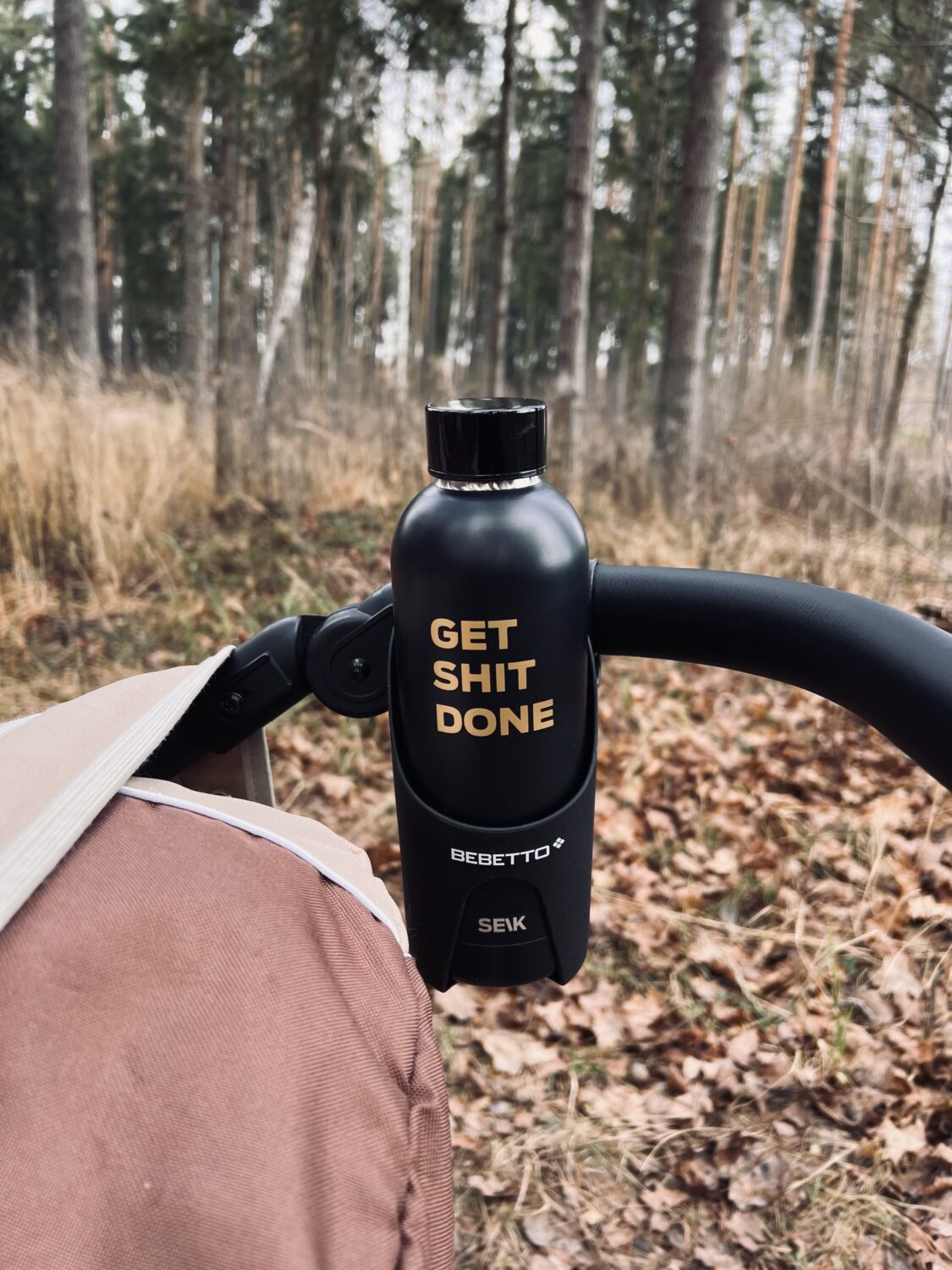 Flaška za vodo/Termovka - Get shit done (črna) 500 ml - slika 8