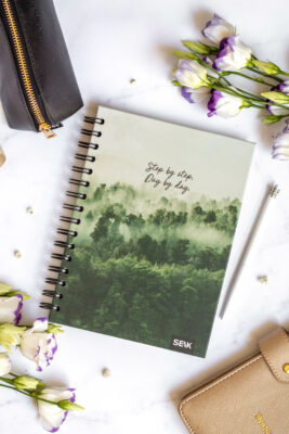Bullet Journal / dnevnik s točkami in s trdno platnico - Forest