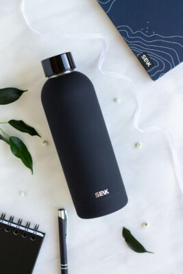 Flaška za vodo/Termovka - SEIK (črna) 500ml
