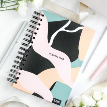 Bullet Journal / dnevnik s pikicami in trdno platnico - I can do this