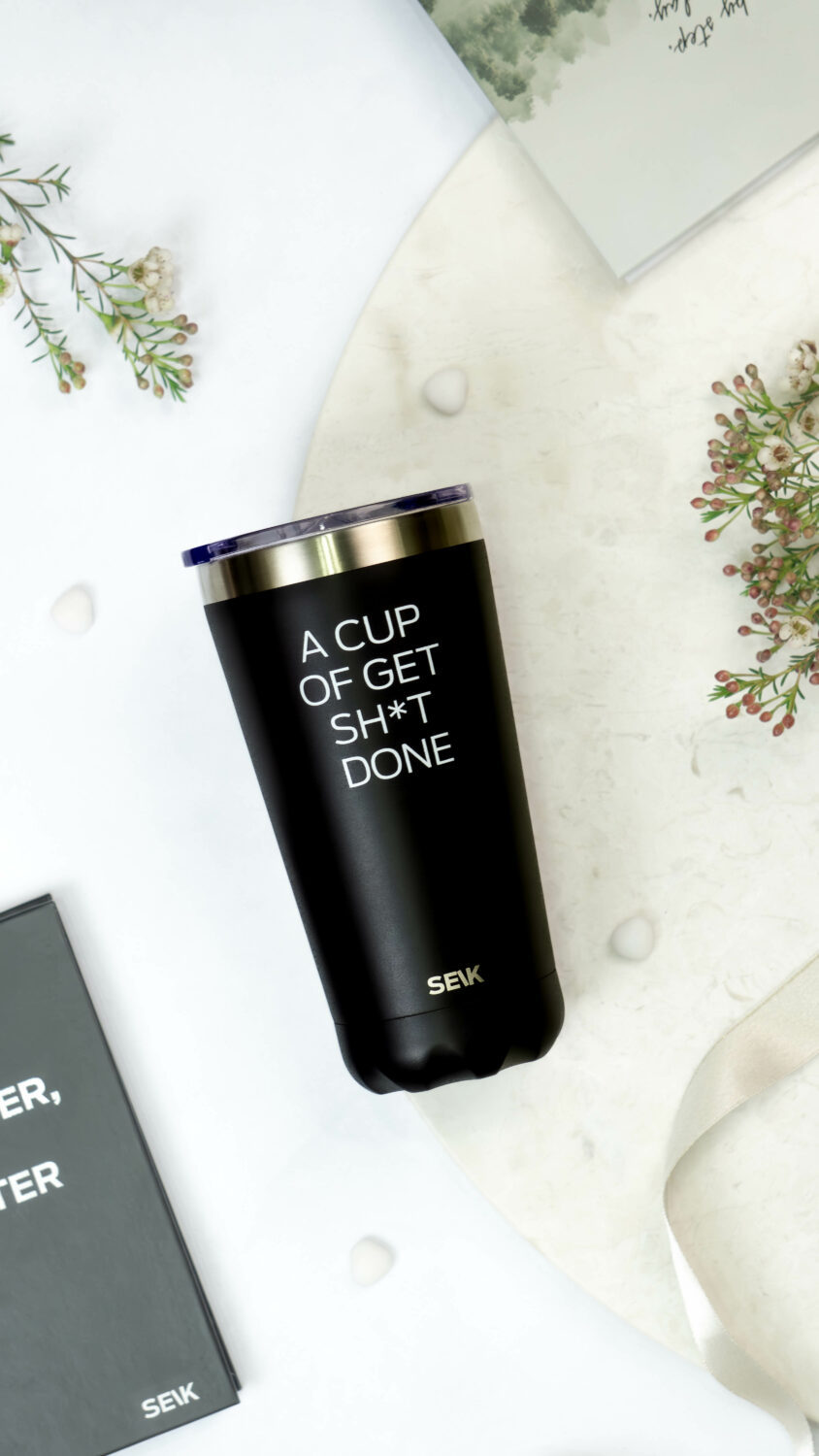 Termo lonček - A cup of get sh*t done 350ml