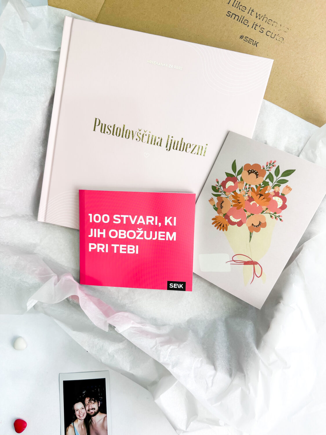 Darilni set - ljubezenske knjige