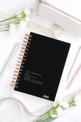 Bullet Journal / zvezek s pikicami in trdno platnico - Daily reminder