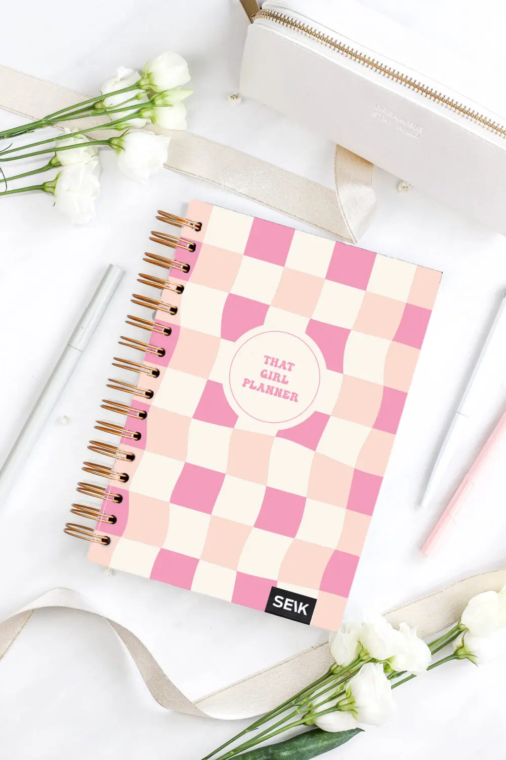 Bullet Journal / zvezek s pikicami in trdno platnico - That girl planner