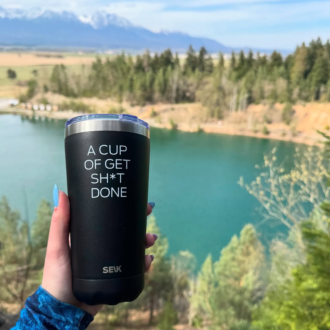 Termo lonček - A cup of get sh*t done 350ml - slika 13