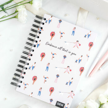 Bullet Journal / dnevnik s pikicami in trdno platnico - embrace you