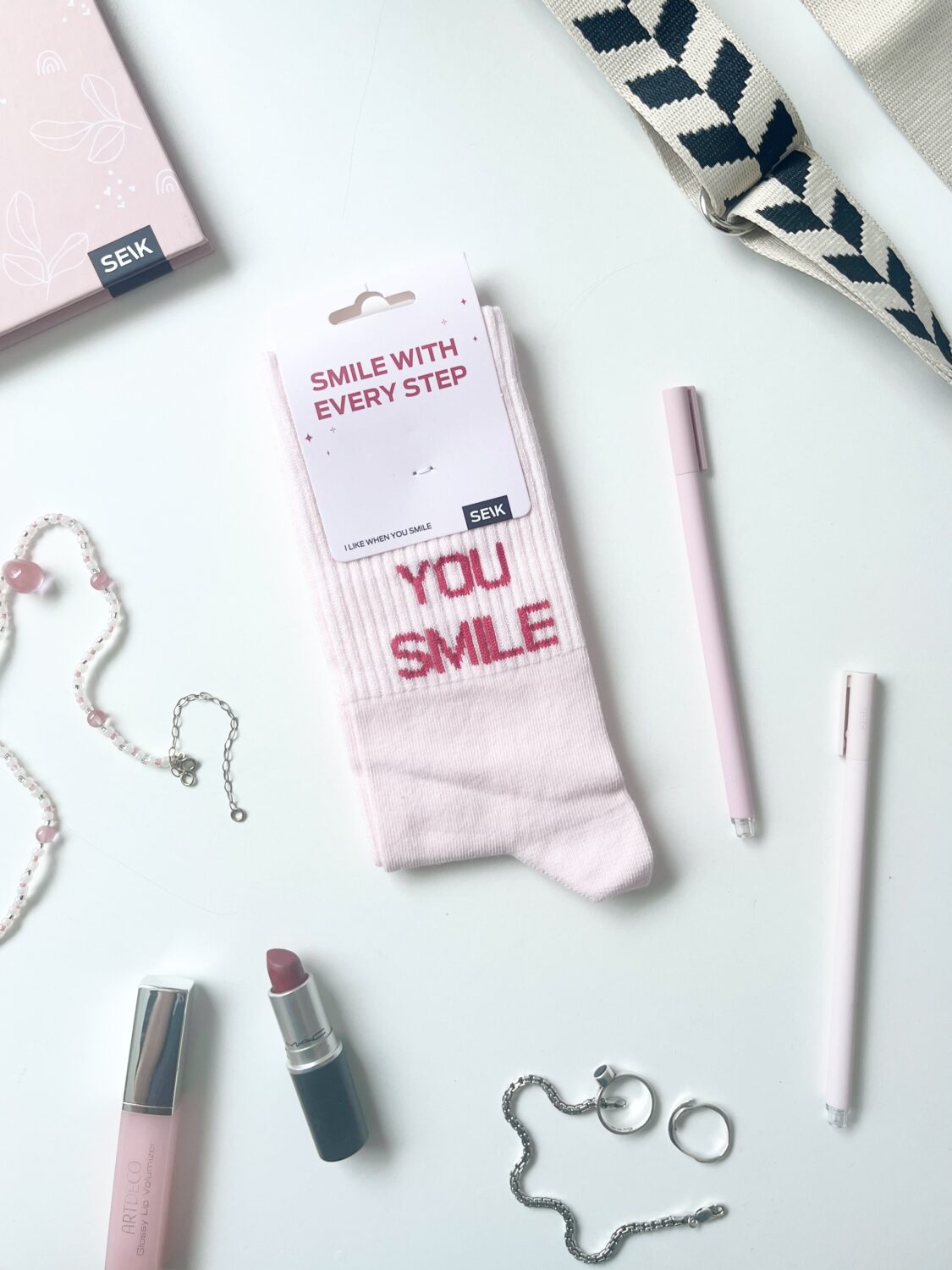 Športne nogavice - I like it when you smile (Ž 35-40) - slika 2