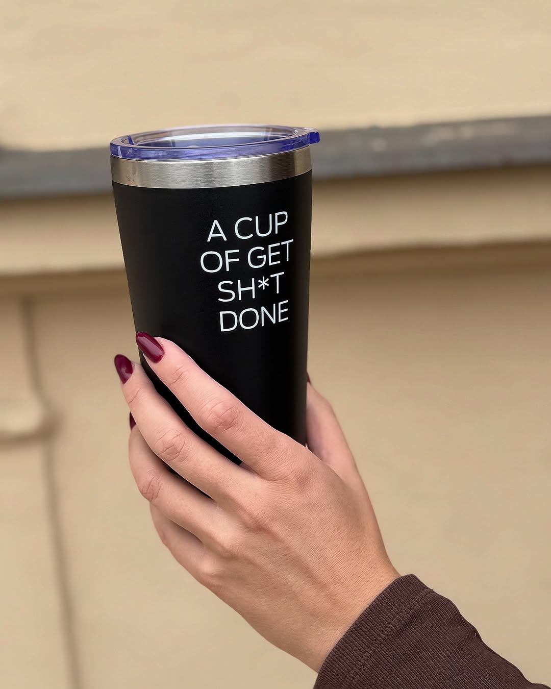 Termo lonček - A cup of get sh*t done 350ml - slika 4