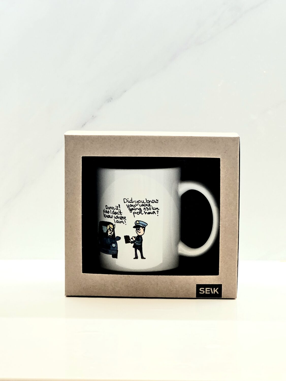 SEIK Design skodelica – personalizirano besedilo, fotografija ali branding